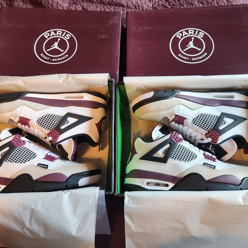 Men's AJ 4 Paris Saint-Germaine Sneakers Sz.10